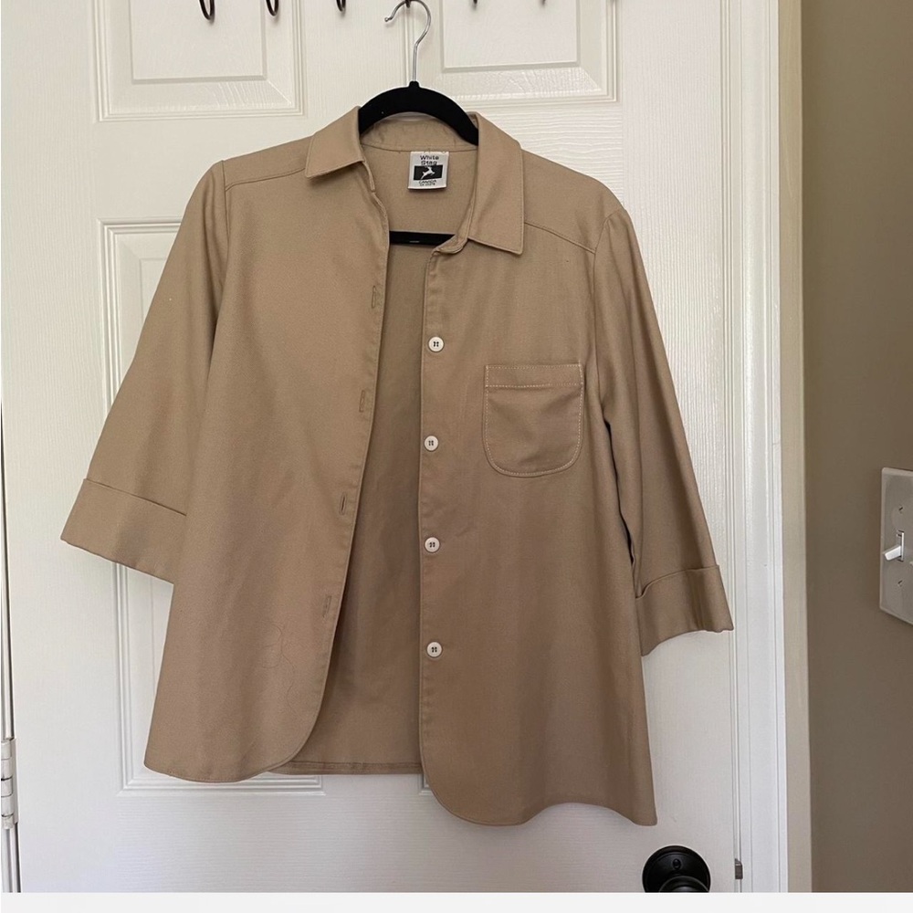 White Stag thick tan shirt jacket